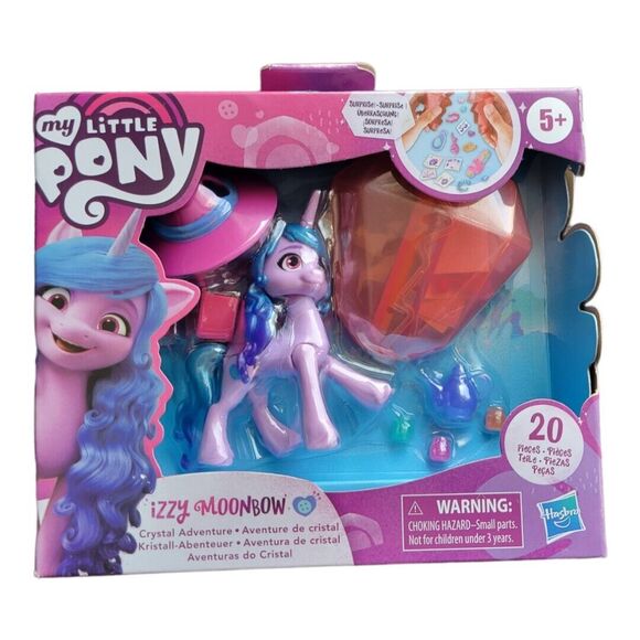 Hasbro My Little Pony Izzy Moonbow Play Set Girls Purple Pink Collectible - Picture 1 of 3